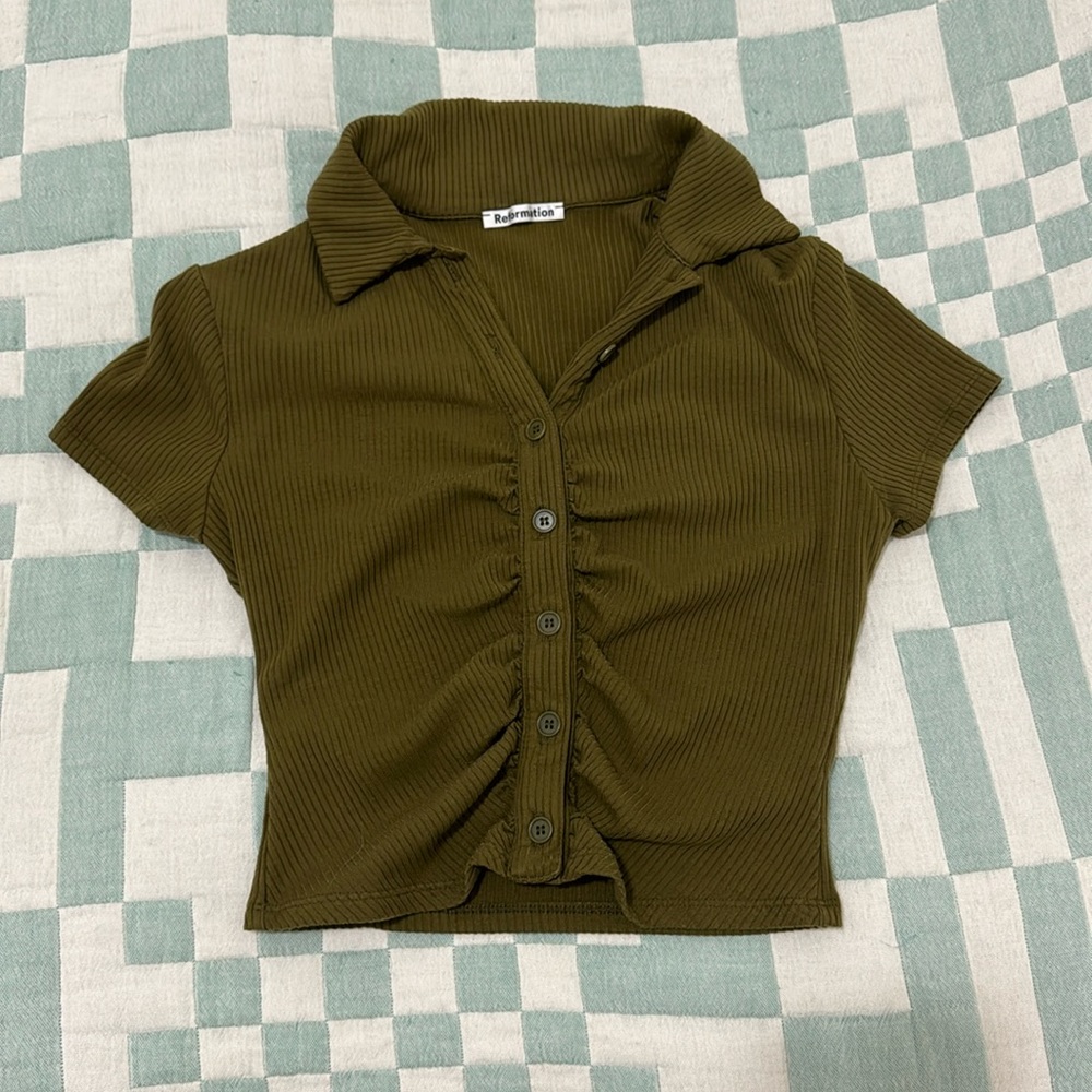 Reformation Brantley Knit Top